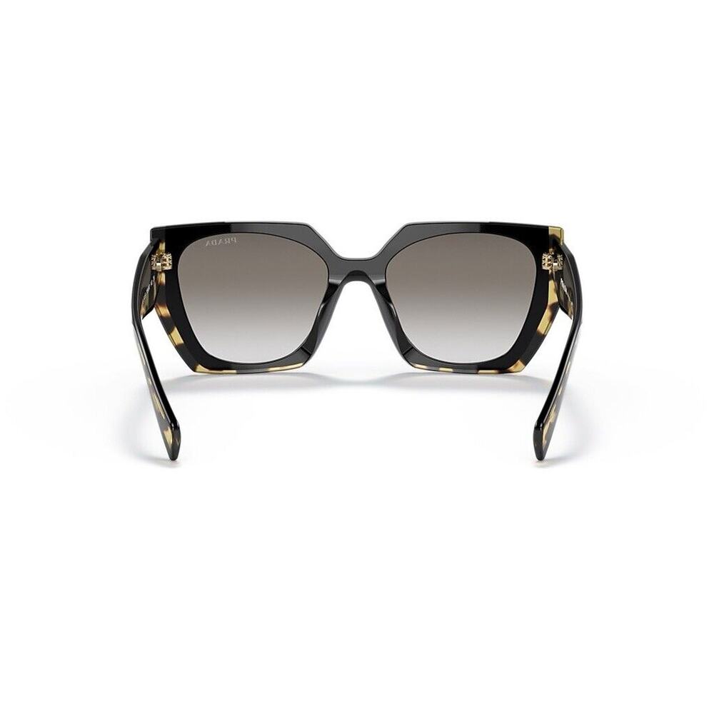 Prada PR 15WS 3890A7 Black Tortoise Grey Gradient Women Sunglasses AUTHENTIC - Picture 4 of 7